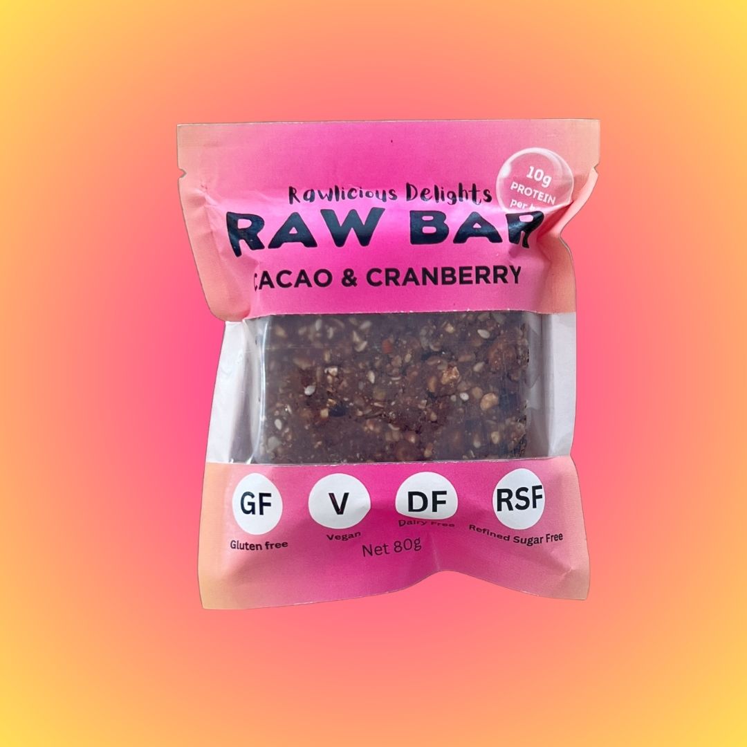 Raw Cacao & Cranberry Bar