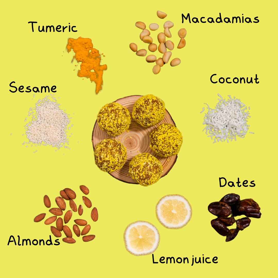 Lemon & Macadamia Protein Ball