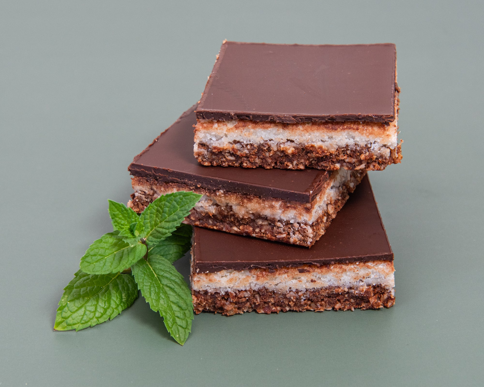 Raw Choc Mint Slice